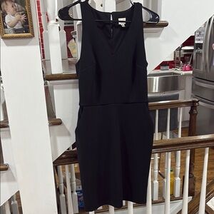 A New Day Black Sheath Halter Cocktail Dress